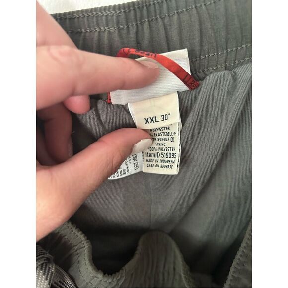 L.L. Bean Olive Green Lined Warm Windbreakers Drawstring Size XXL Men’s Pants - Picture 12 of 16